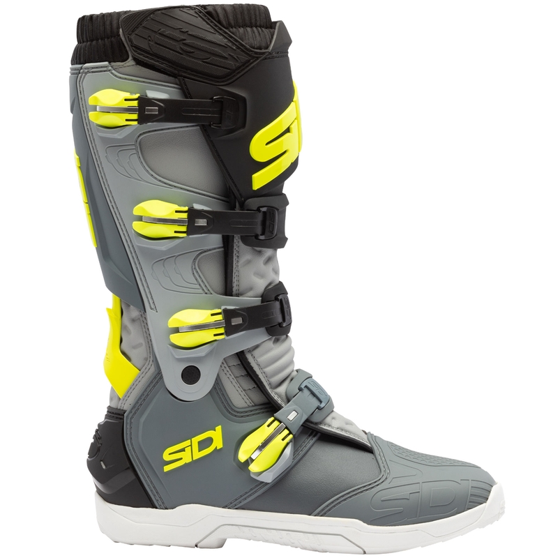Boty na motorku SiDi X Power SC šedo-fluo žluté