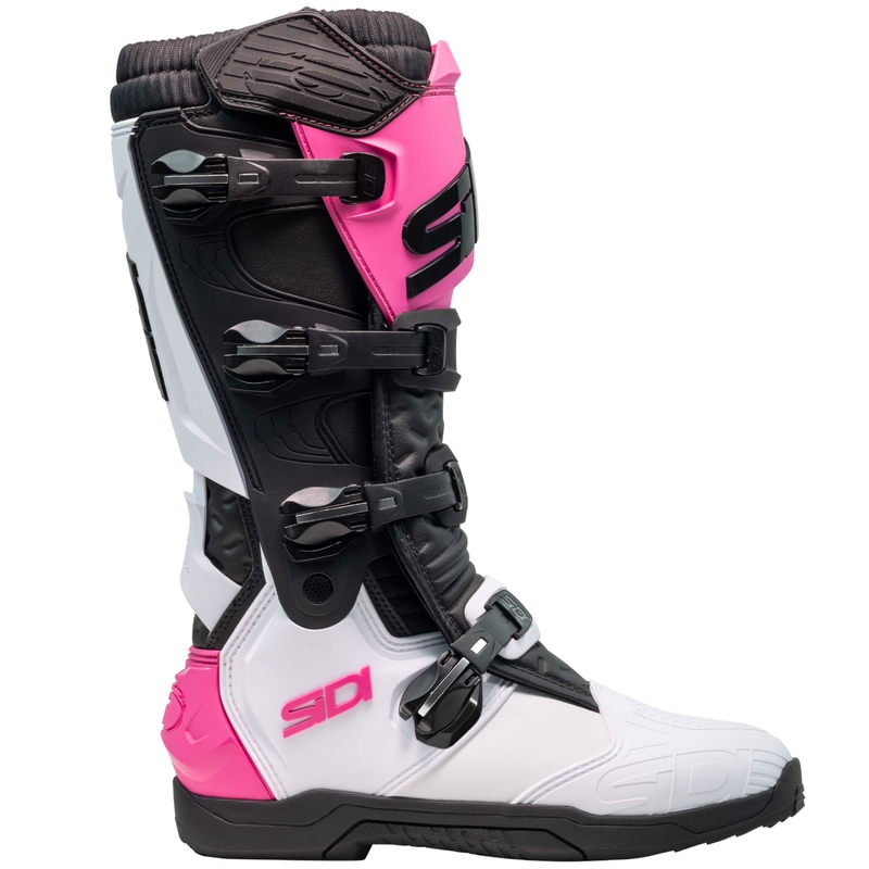 Boty na motorku SiDi X Power SC bílo-černé-růžové