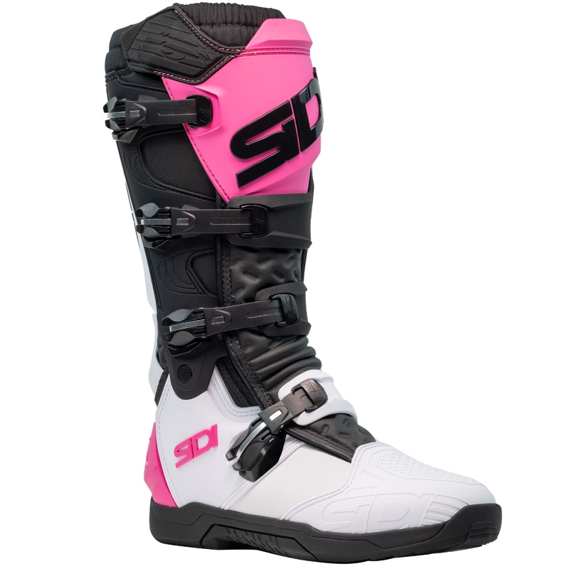 Boty na motorku SiDi X Power SC bílo-černé-růžové