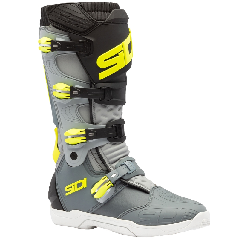 Boty na motorku SiDi X Power SC šedo-fluo žluté