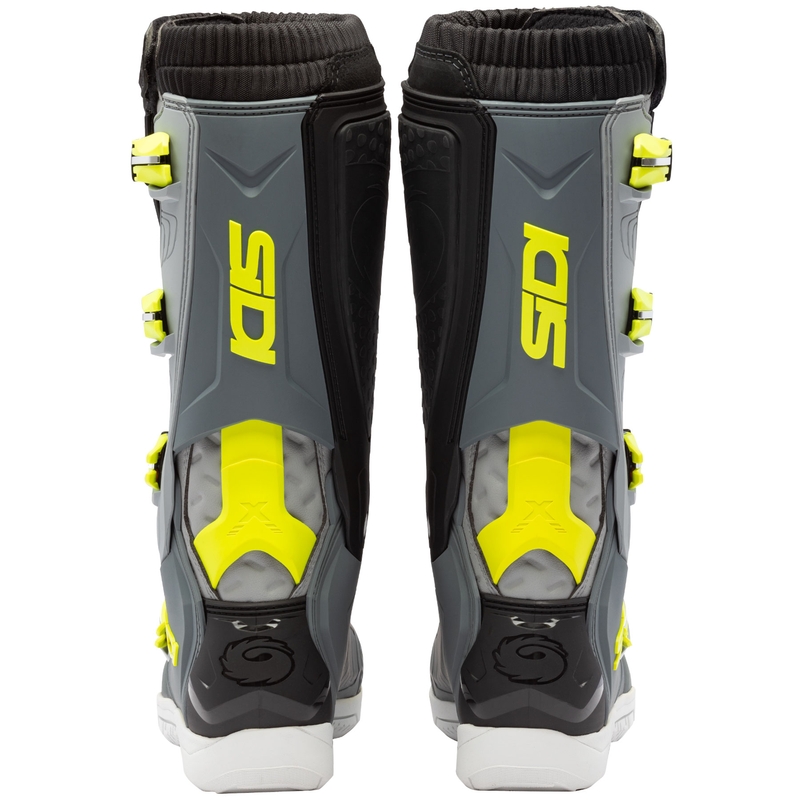 Boty na motorku SiDi X Power SC šedo-fluo žluté
