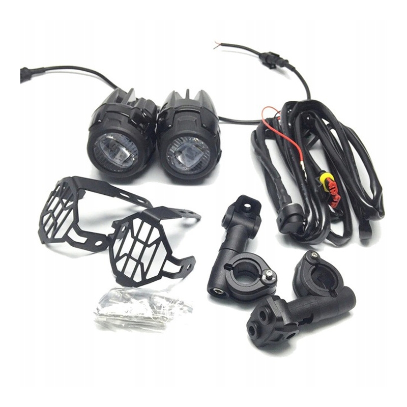 Přídavná LED světla St Tuning s ochranným krytem pro BMW R1200 GS a R1250 GS LC 2013-2019