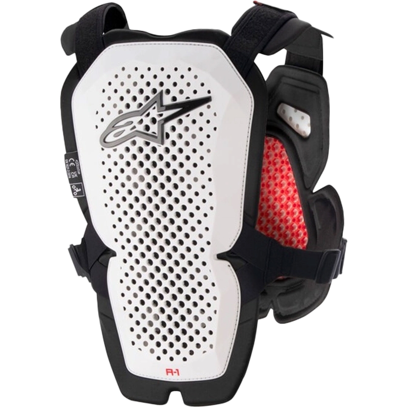 Chránič hrudníku Alpinestars A-1 PRO bílo-černo-červený