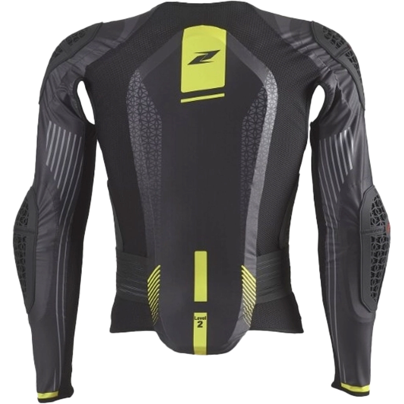 Chránič těla Zandona Netcube X7 černo-fluo žlutý 170-179 cm