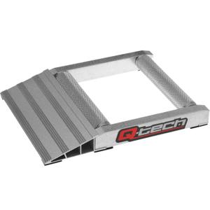 Hliníková podložka s válci pro možnost promazání sekundárního převodu Q-TECH stříbrná