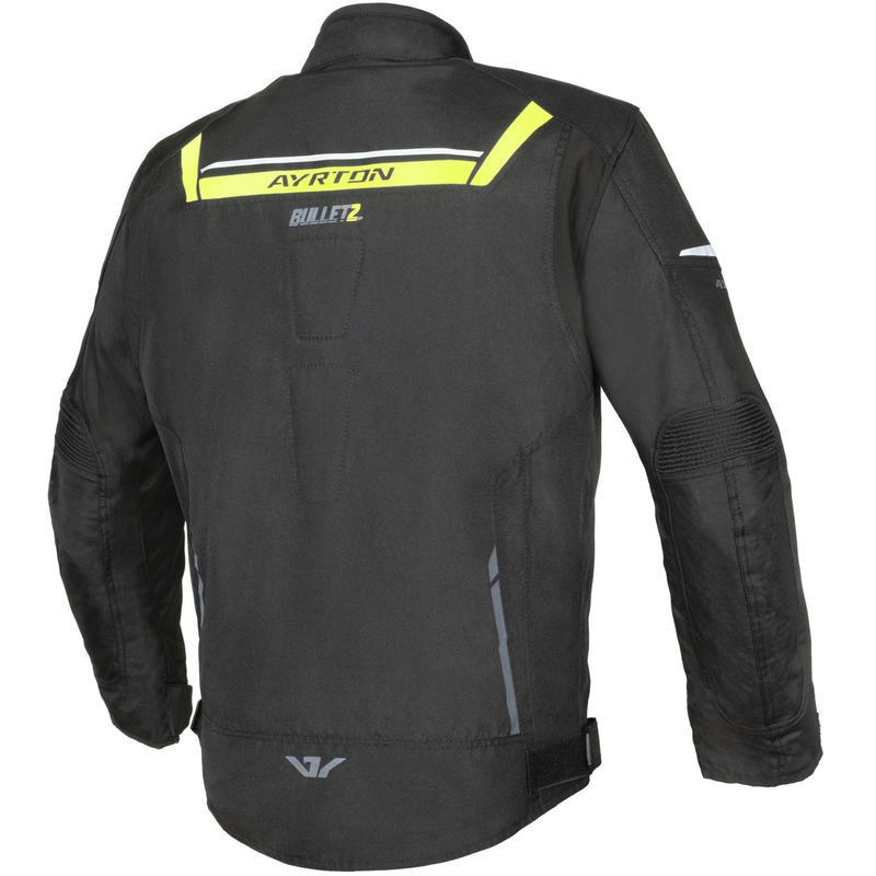 Bunda na motorku Ayrton Bullet II černo-fluo žluto-šedá