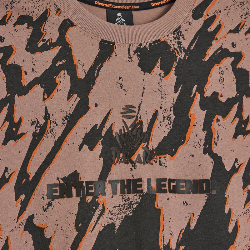 Tričko Dakar DES 1825 camo tmavá
