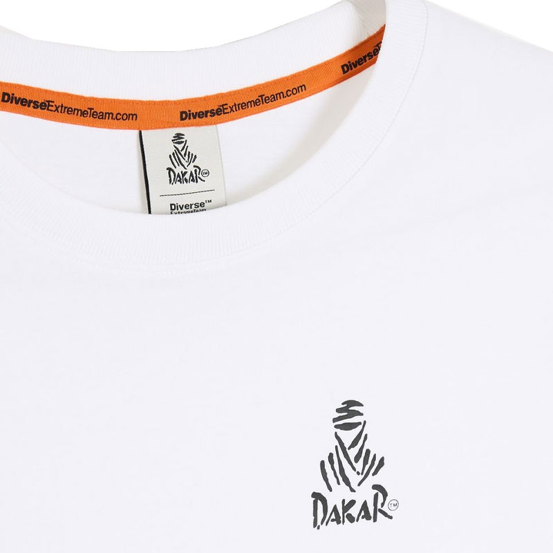 Tričko Dakar LOGO SM 256 bílé