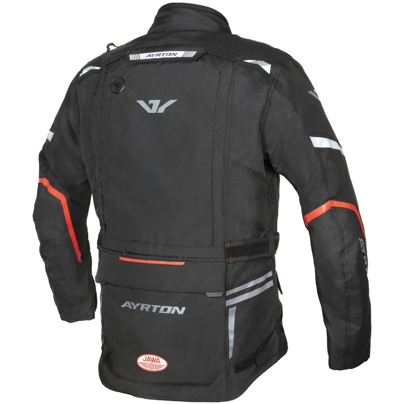Bunda na motorku Ayrton Trail Jawa černo-červená