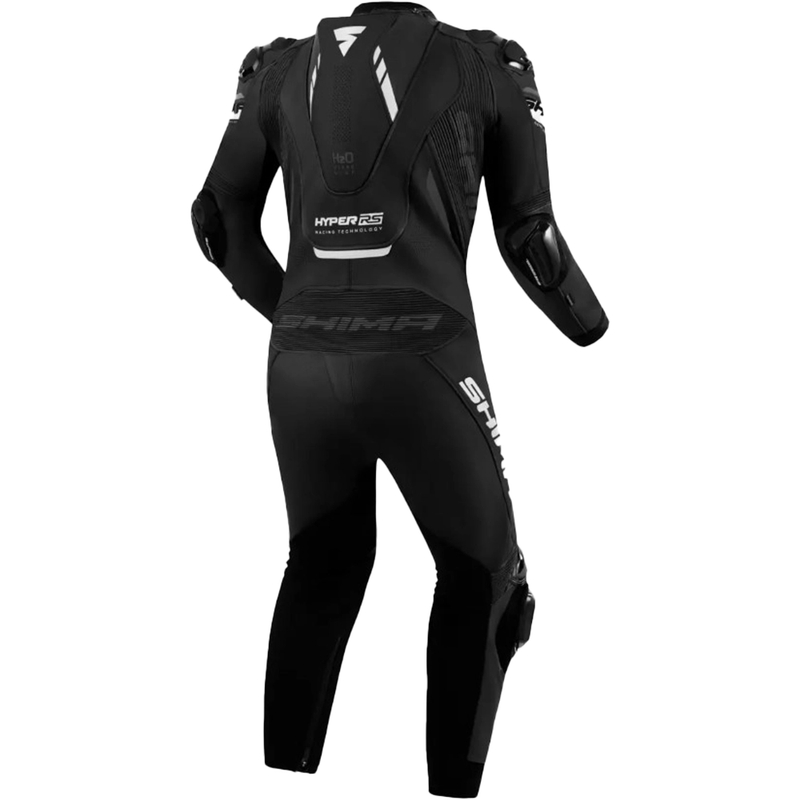 Kožená kombinéza na motorku Shima Hyper-RS černo-bílá