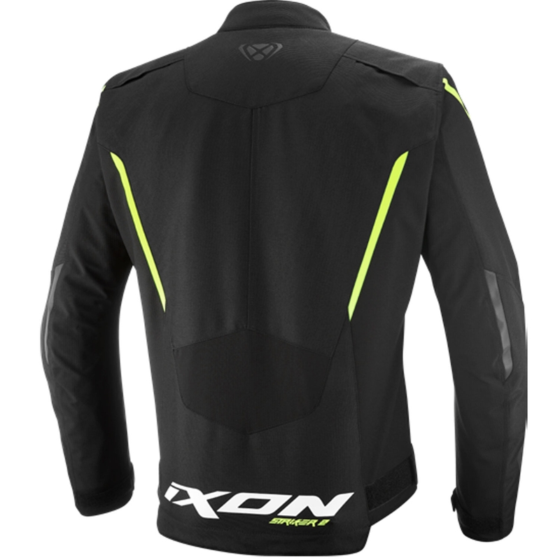 Bunda na motorku IXON Striker 2 černo-fluo žlutá