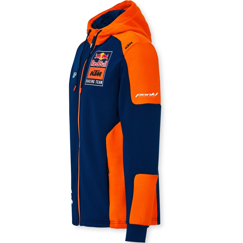 Mikina KTM Replica Team hoodie modro-oranžová