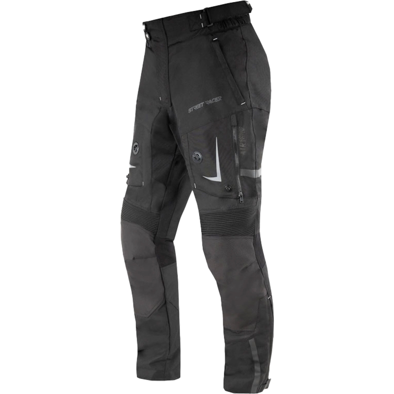 Kalhoty na motorku Street Racer All Season černé