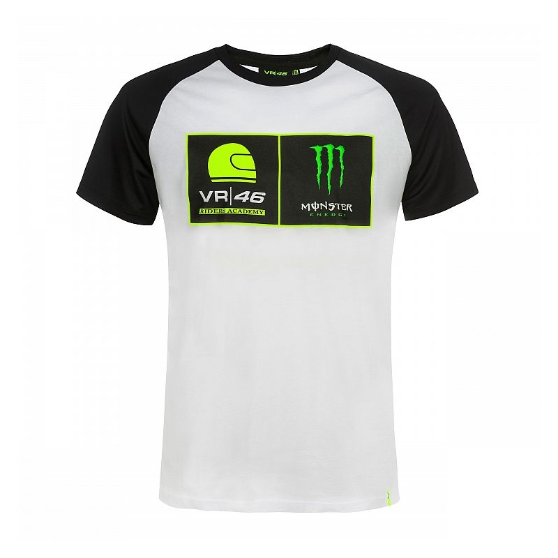 Triko VR46 Valentino Rossi RIDERS ACADEMY MONSTER bílé