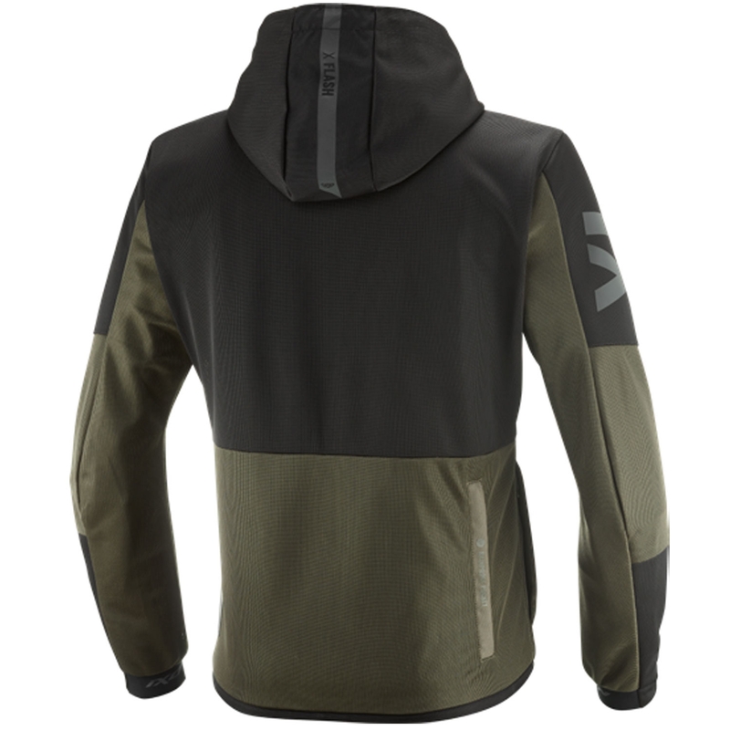 Bunda na motorku IXON Park Air khaki-černá