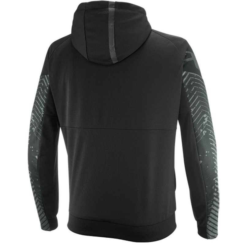 Mikina na motorku IXON Touchdown Air černo-fluo červená