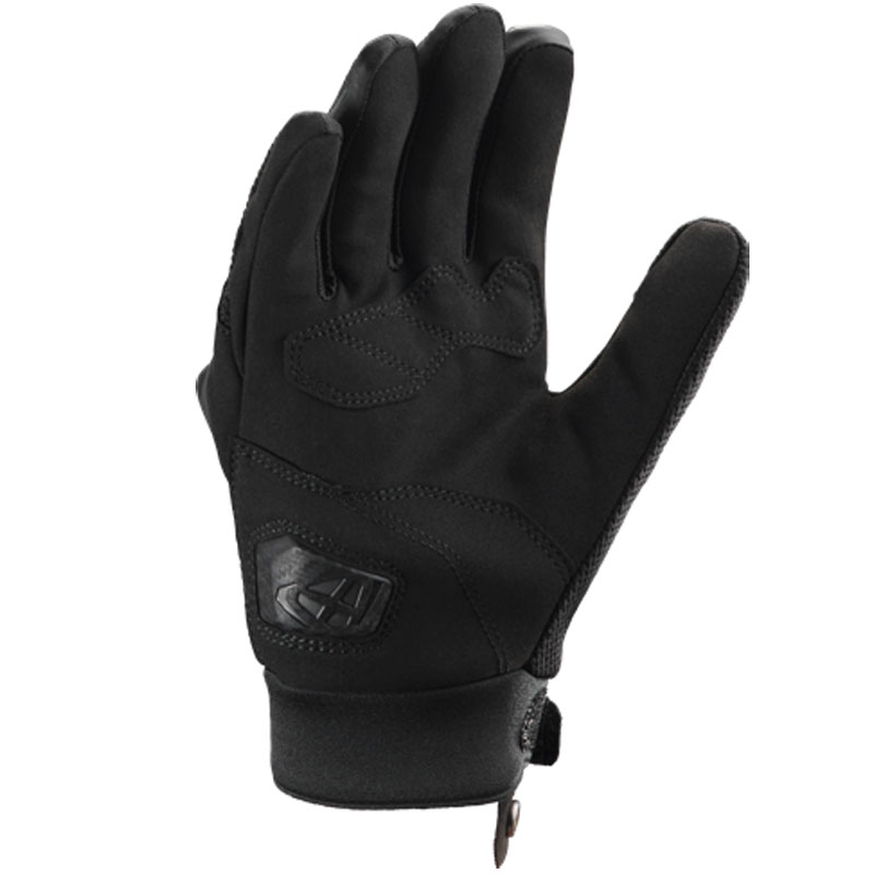 Rukavice na motorku IXON Rise TX černo-fluo červené