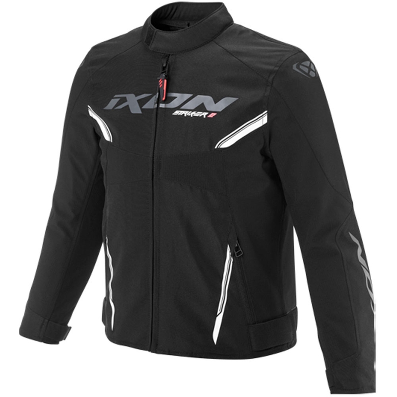 Dětská bunda na motorku IXON Striker 2 černo-bílá