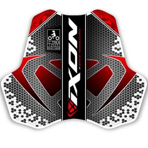 Chránič hrudníku IXON IX-RACE černo-bílo-červené