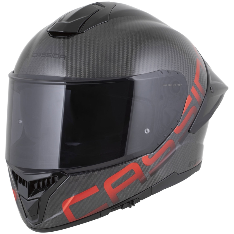Integrální helma na motorku Cassida Integral GTS 2.1 Plus Carbon matná carbon-červená