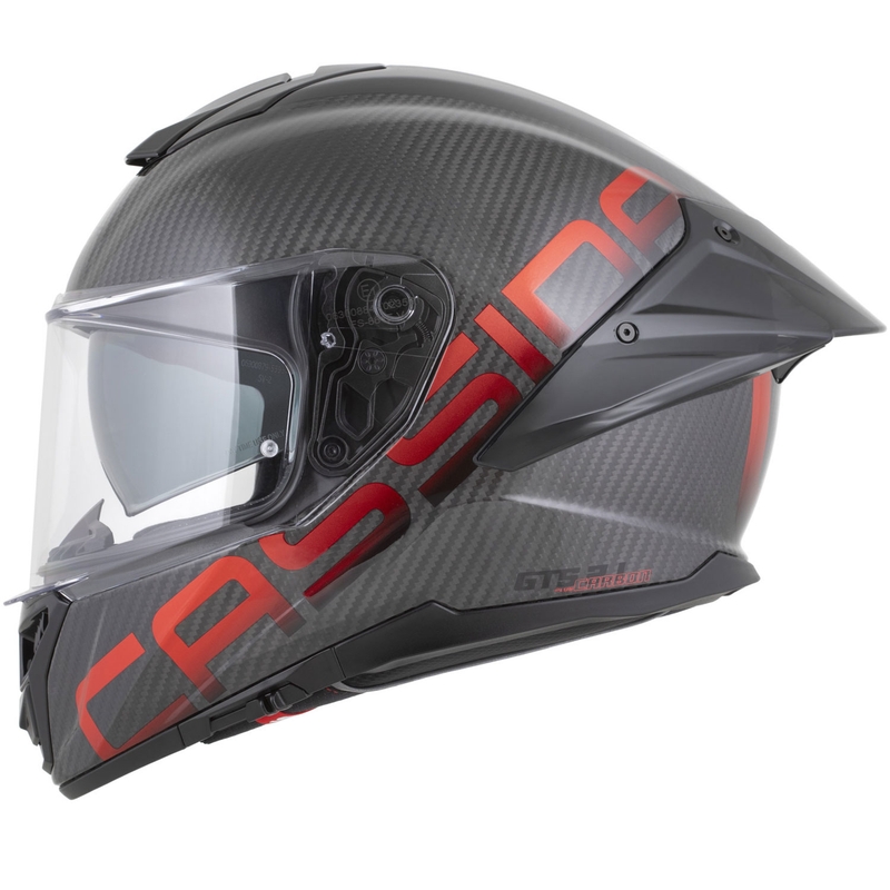 Integrální helma na motorku Cassida Integral GTS 2.1 Plus Carbon matná carbon-červená