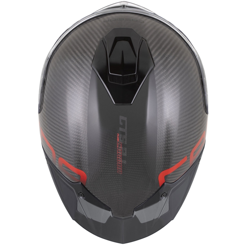 Integrální helma na motorku Cassida Integral GTS 2.1 Plus Carbon matná carbon-červená