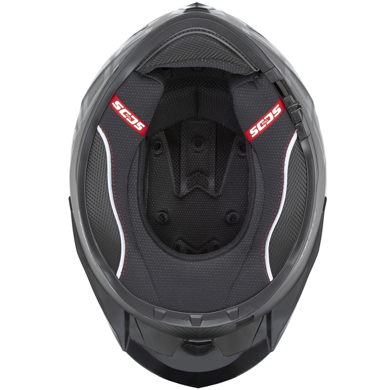 Integrální helma na motorku Cassida Integral GTS 2.1 Plus Carbon matná carbon-červená