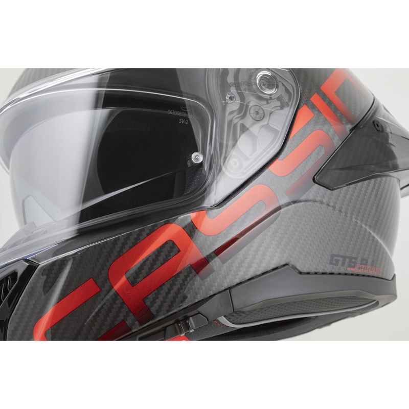 Integrální helma na motorku Cassida Integral GTS 2.1 Plus Carbon matná carbon-červená