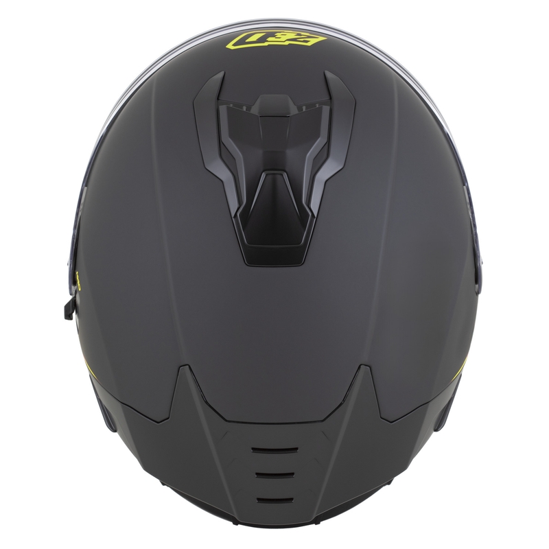 Integrální helma na motorku ZED K40 matná černo-fluo žlutá