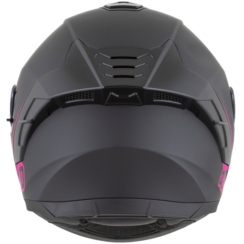 Integrální helma na motorku ZED K40 matná černo-růžová