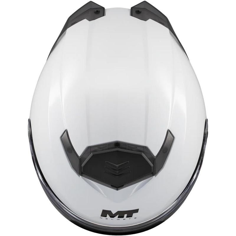 Výklopná helma na motorku MT Atom 2 SV Pure A0 bílá