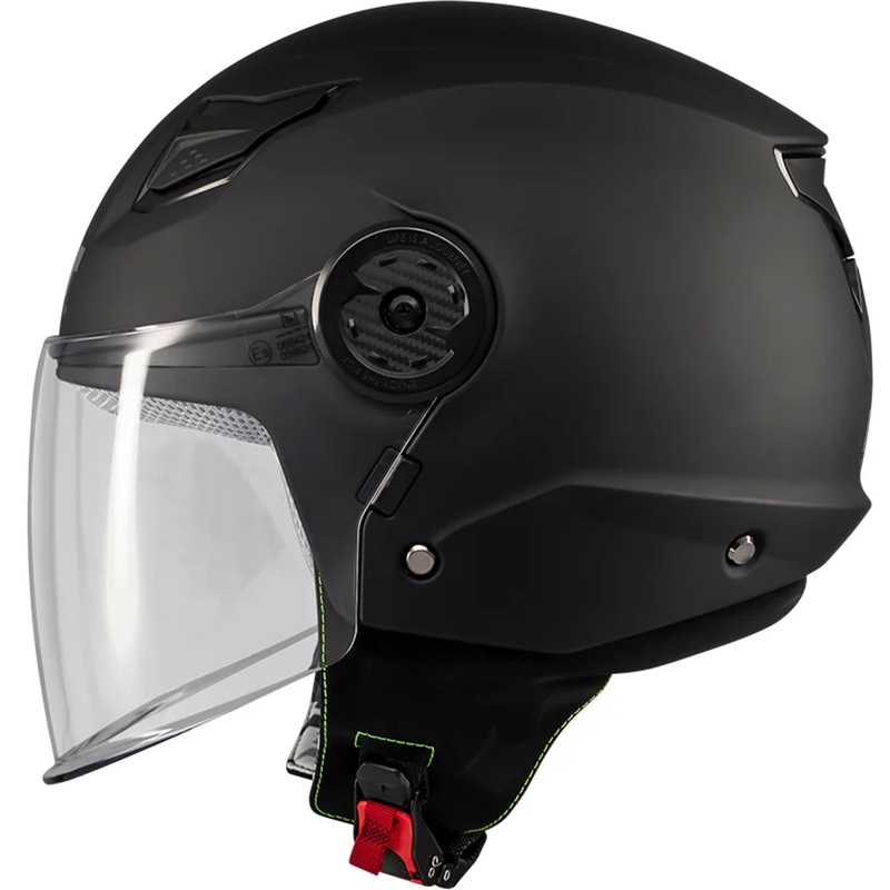 Dětská otevřená helma na motorku MT Lite Pure A1 matná černá