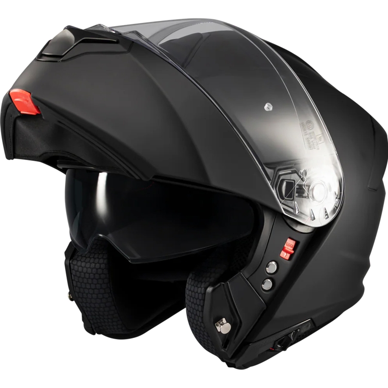 Výklopná helma na motorku MT Genesis SV Pure A1 matná černá