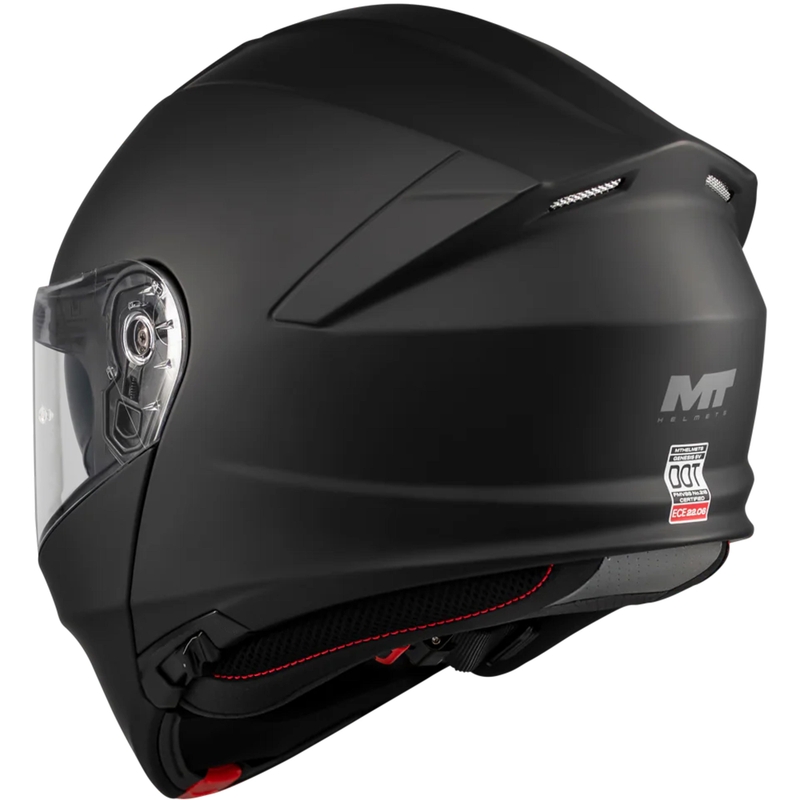 Výklopná helma na motorku MT Genesis SV Pure A1 matná černá