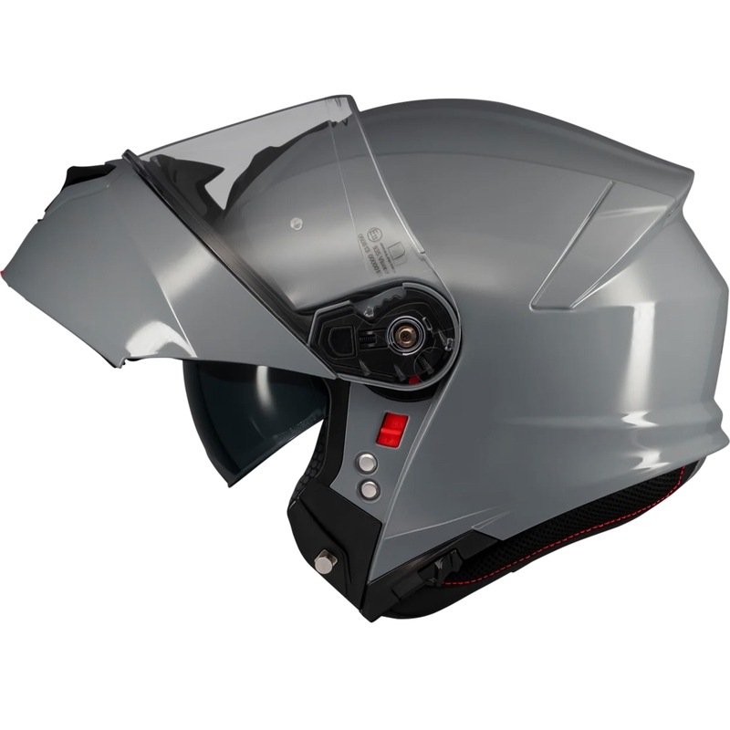 Výklopná helma na motorku MT Genesis SV Pure A12 šedá