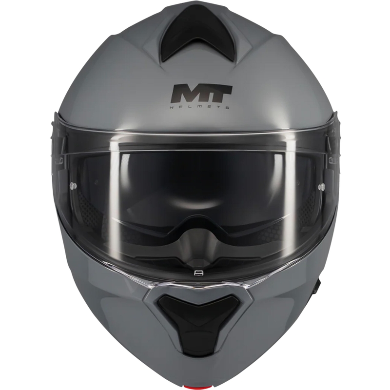 Výklopná helma na motorku MT Genesis SV Pure A12 šedá