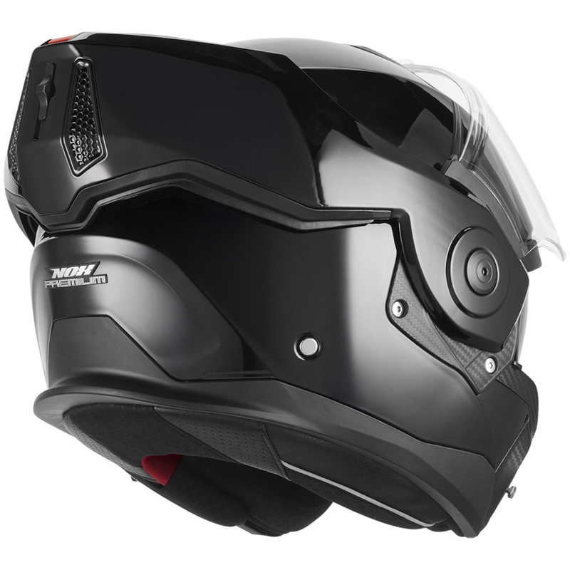 Výklopná helma na motorku NOX PREMIUM Spinner černá