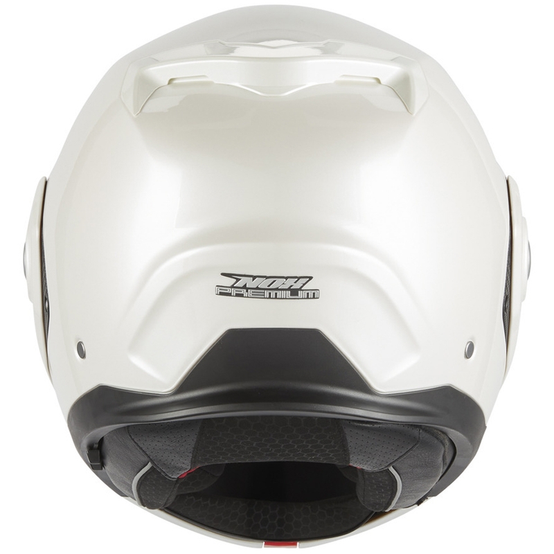 Výklopná helma na motorku NOX PREMIUM Spinner bílá