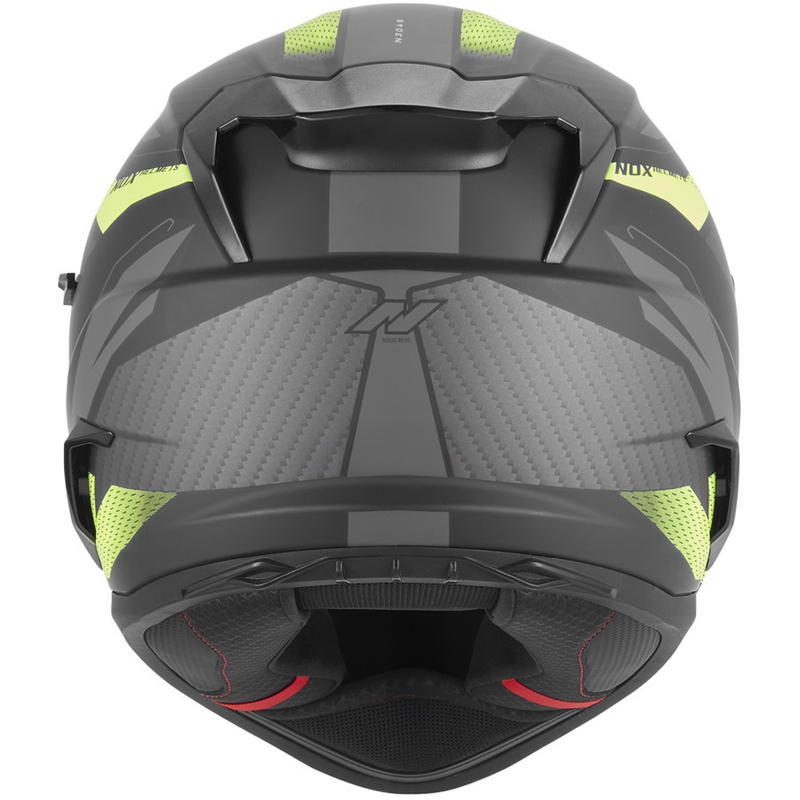 Integrální helma na motorku NOX N304-S REVO matná černo-fluo žlutá