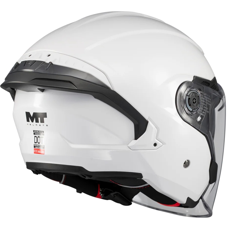 Otevřená helma na motorku MT Cosmo SV Pure A0 bílá