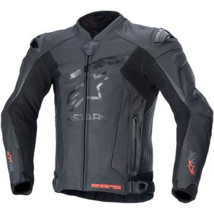 Kožená bunda na motorku Alpinestars GP Plus R 4 Rideknit černo-černá