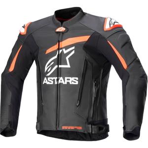 Bunda na motorku Alpinestars GP PLUS 4 černo-fluo červeno-bílá