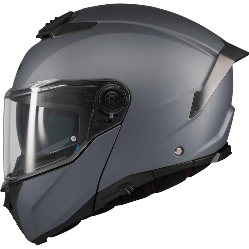 Výklopná helma na motorku MT Atom 2 SV Pure A2 matná šedá