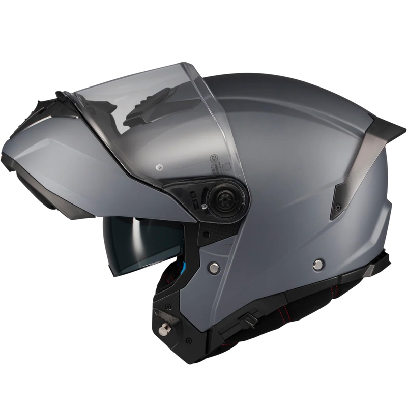 Výklopná helma na motorku MT Atom 2 SV Pure A2 matná šedá