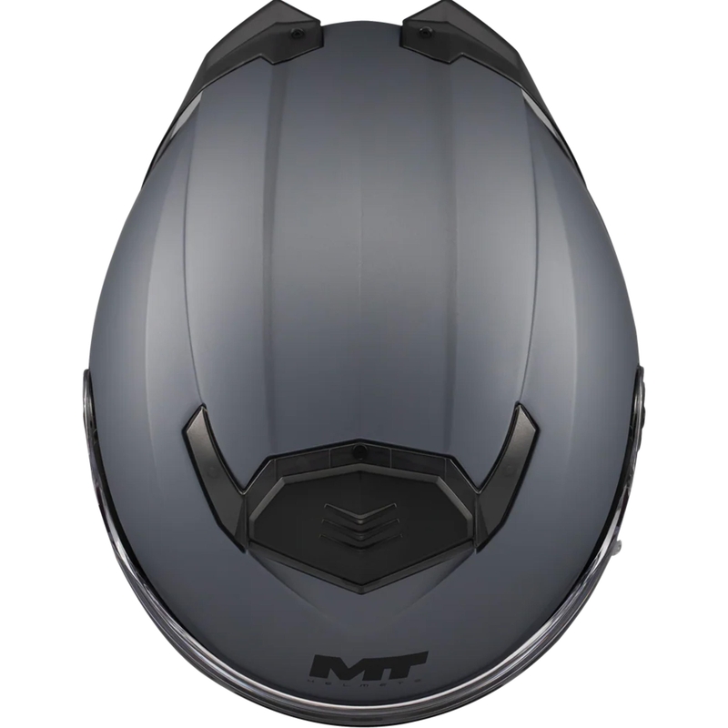 Výklopná helma na motorku MT Atom 2 SV Pure A2 matná šedá