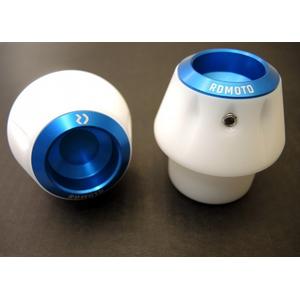 Chrániče proti pádu RDMOTO KTM13N bílá s modrýi krytkami