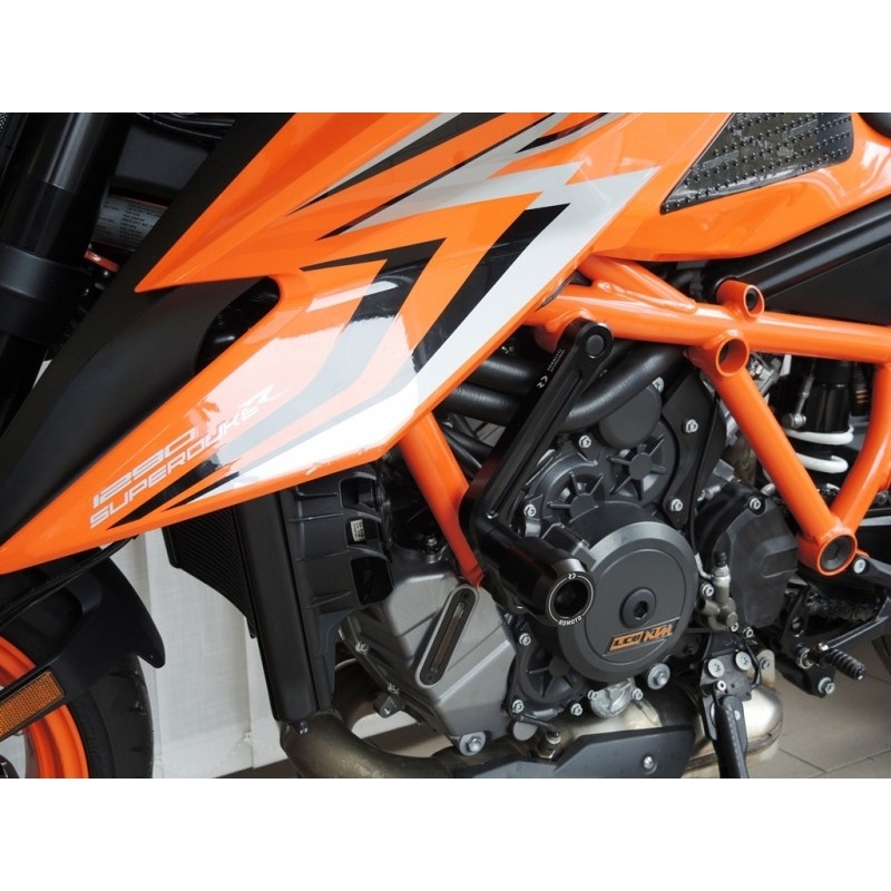 Chrániče proti pádu RDMOTO černý polyamid