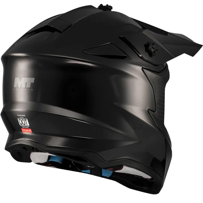 Motokrosová helma na motorku MT Falcon S Pure A1 matná černá