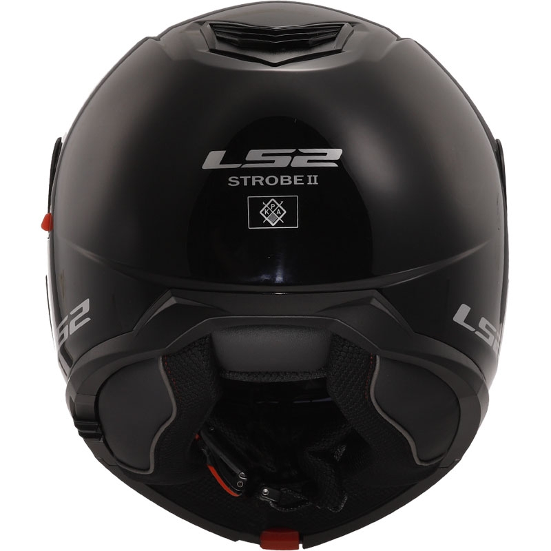 Vyklápěcí přilba LS2 FF908 Strobe II černá lesklá - II. jakost