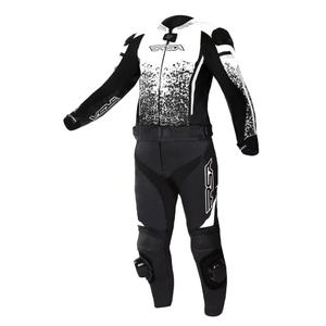 Kombinéza na motorku RSA GT2 černo-bílá výprodej - II. jakost